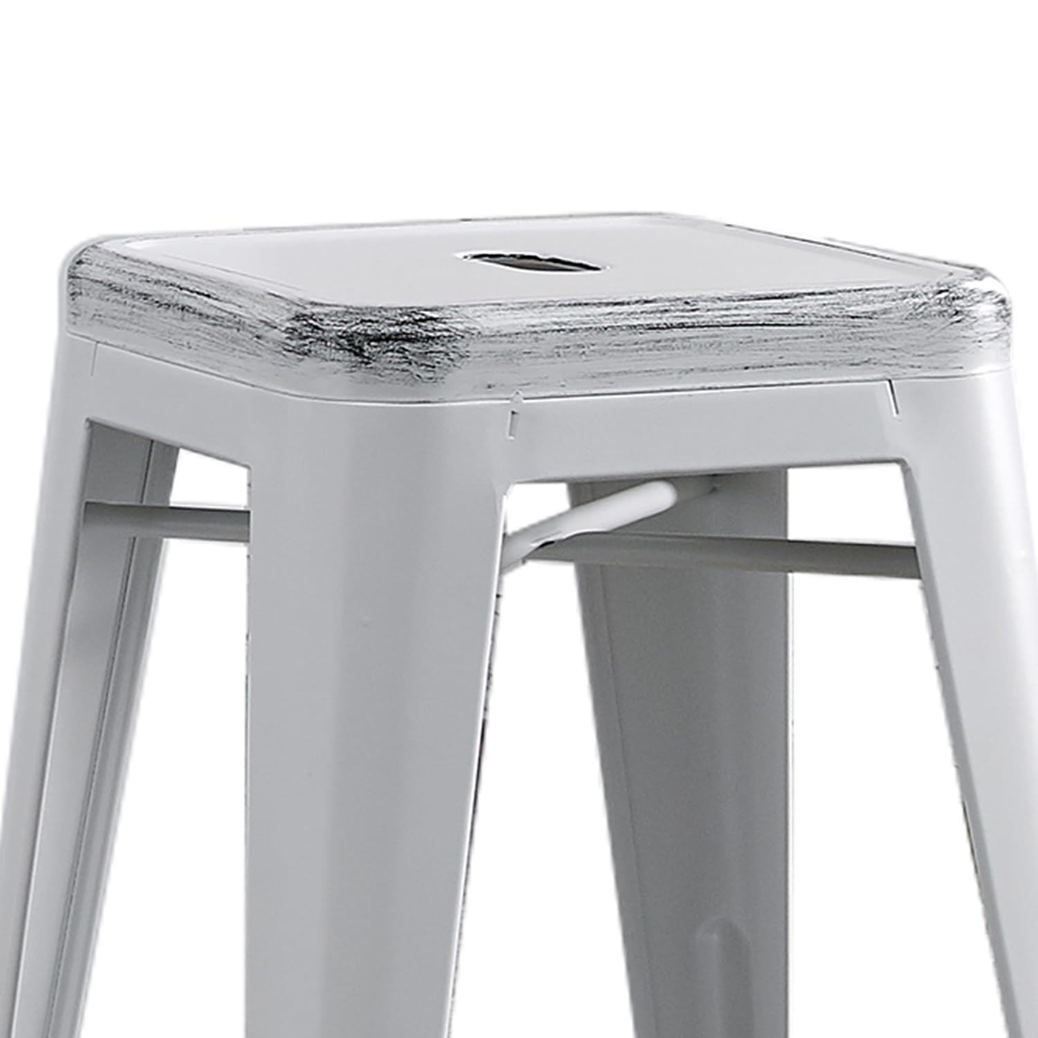 スチール製グレー バースツール Amazon｜Changjie Furniture 24インチ バースツール カウンター高さ